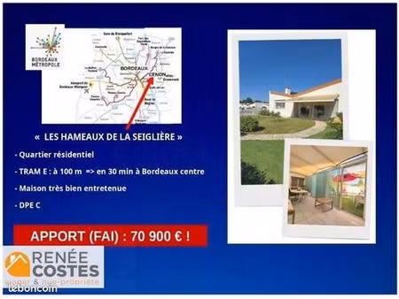 maison en viager 3 pièces 81 m²