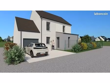 projet de construction d'une maison 102 m² avec terrain à la noe-blanche (35)