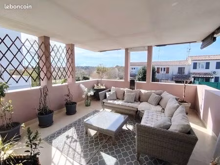 à vendre - bel appartement t2 45m2 + terrasse 16m2 + cave + garage