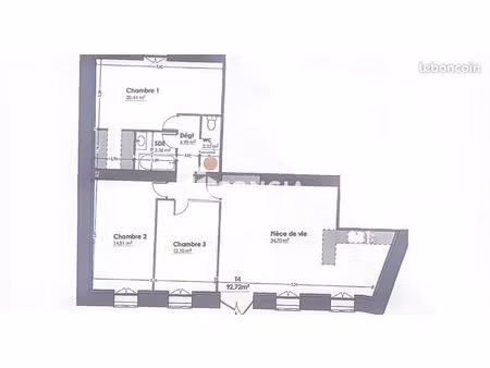 t4 92 72 m² rénové – centre thézan-lès-béziers
