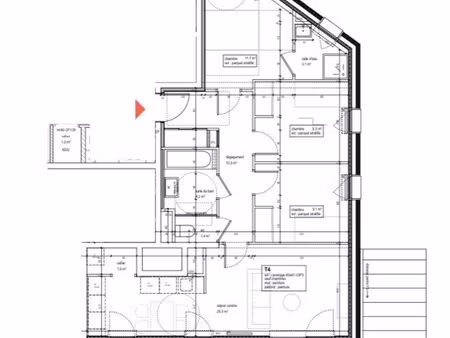 appartement t4 comme n’eut + garage + cellier