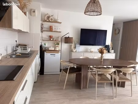 nantes nord – appartement t2 bis avec terrasse  parking et espace bureau/chambre d'enfant