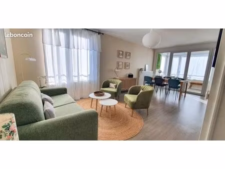 t3 de 2019 meublé  équipé & domotisé - monconseil (tours nord) - parking sous-sol - clé en