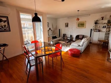 toulouse côte pavée – place dupuy | grand t3 de 97 m² avec garage  cave et concierge