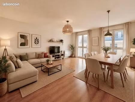 tours / nationale appartement 2 chambres avec ascenseur et parking
