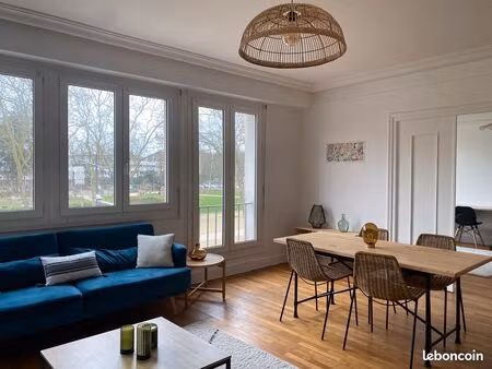 appartement meublé t4 de 99m² – 3 grandes chambres – hyper-centre de lorient