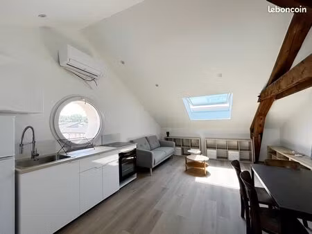 t1 bis meublé rénové – 37 m² au sol – climatisation