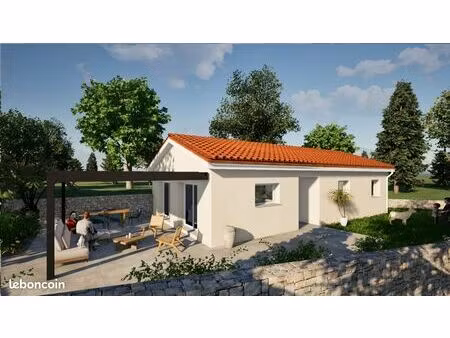 maison de plein pied avec terrain à cuzieu (42)