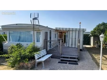 mobil home avec parcelle de terrain 247 m2