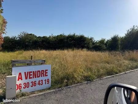 terrain exposé sud/sud ouest vue campagne
