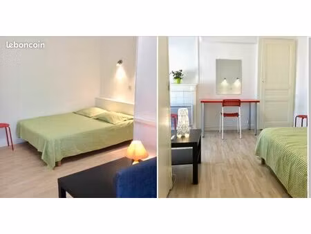 f1 meublé 26m2 /2 pièces/ idéal lycées fauriel  mimard et st michel /rue michelet /centre-