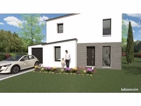 projet de construction d'une maison 102 m² avec terrain à guer (56)
