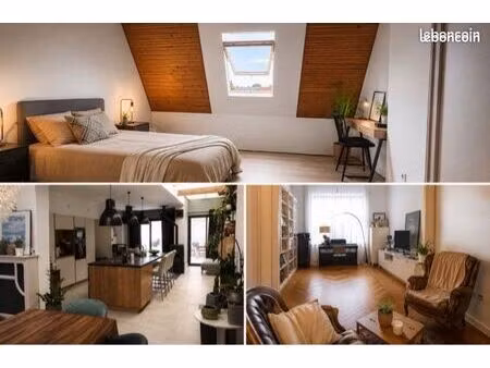 ? maison de caractère de 160 m² – 3 chambres + bureau – cour – roubaix