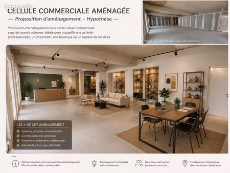 local commercial 86 m² vannes