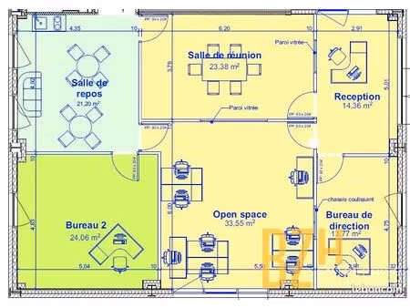 bureaux 130 m² lorient