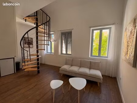 toulouse : appartement de type1 bis de 35 m². quartier saint cyprien