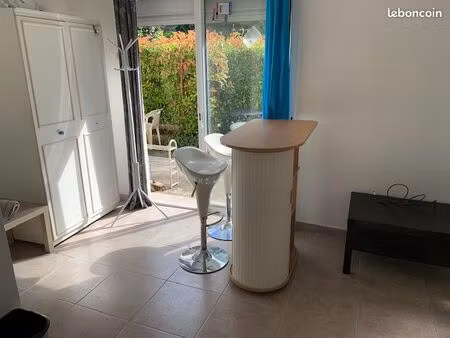 agréable petit studio 20m2 paul sabatier labège  jardin  métro