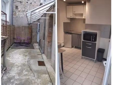 studio meublé pour étudiant 25m² avec cours