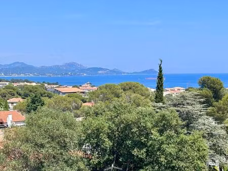 à vendre : spacieux 2 pièces de 67 m² au dernier étage avec vue mer : saint-aygulf - 83370