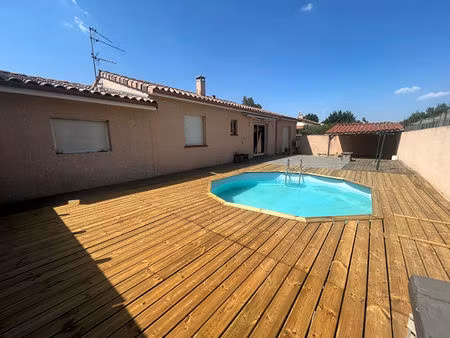 maison t5 de plain-pied avec piscine à portet-sur-garonne