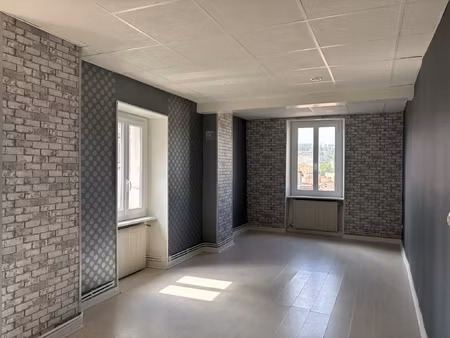 annonay centre-ville appartement t2 avec vue dégagée