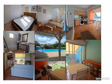maison f2 duplex dans une résidence de standing avec piscine