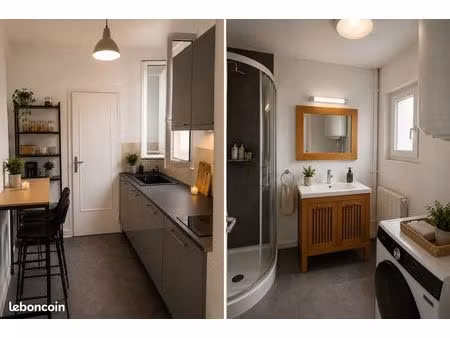 t2 bis 48 m² non meuble – bureau/dressing – centre-ville à 10 min à pied