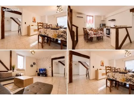 maison meublée t5 de 139 m² – dpe b – jardin  terrasse  fibre et parking privé