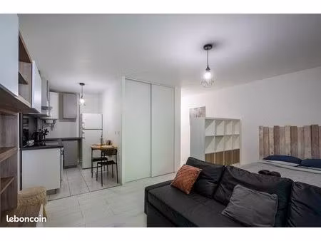 t1 équipé de 30 m²  entièrement refait à neuf – lyon 7e