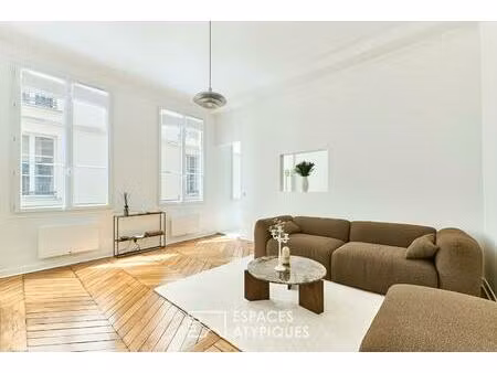 appartement repensé par architecte - richelieu-drouot