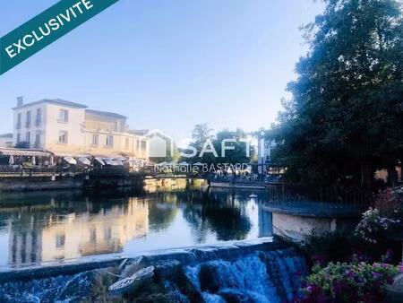l'isle proche centre et commerces : beau duplex avec terrasse et 2 places de parking