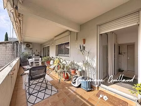 nîmes-jean-jaurès t4 de 101 m² avec terrasse de 26 m²  parking et ascenseur