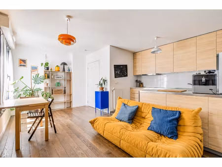 paris 19 : appartement 2 pièces en parfait état
