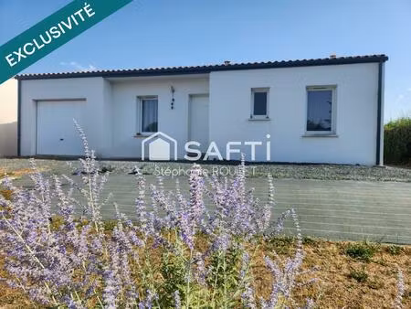 maison récente de 2020 – 3 chambres – terrain de 730 m² – proche axe autoroutier
