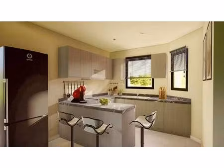 terrain avec maison neuve à vendre