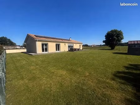 amou - plain-pied 115m² - géothermie + photovoltaïque - dpe b