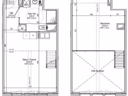 appartement 1 pièce 35 m²