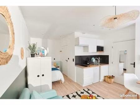bail mobilité – 2 mois max. studio 4 pers. lis queen size + canapé-lit– terrasse privée  s