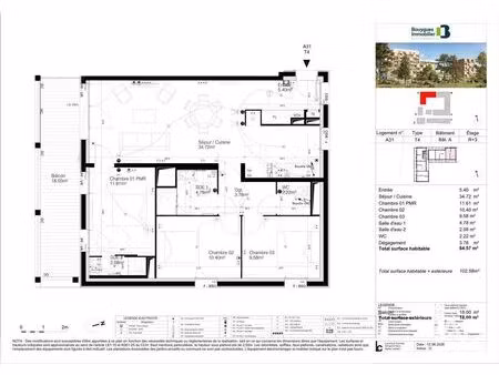 appartement à bordeaux (33300)