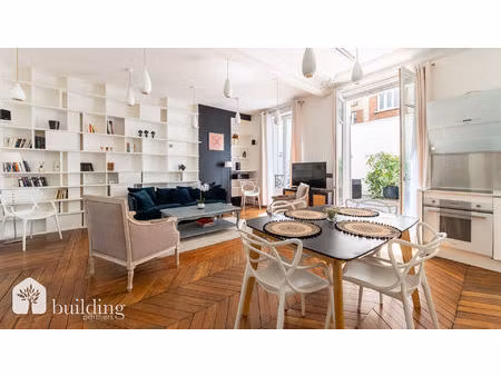paris 17e batignolles ? appartement 3 pièces de 74 m² avec terrasse privative de 25 m²