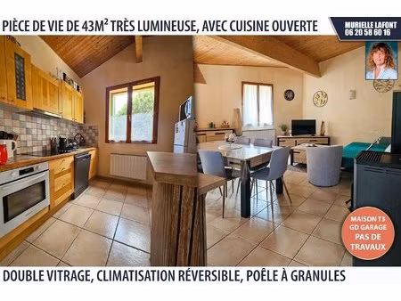 maison de village t3 sans travaux - grand garage