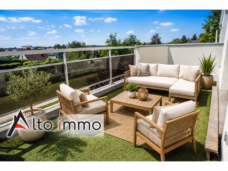 duplex 4 pièces avec terrasse sans vis-à-vis et garage doubl