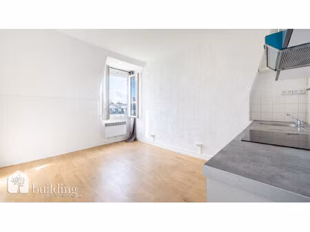 paris 17e batignolles - studio de 19 m² avec vue dégagée