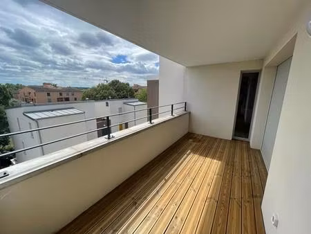 toulouse quartier de l'ormeau  appartement t3 de 62 m² avec parking et cave en sous-sol