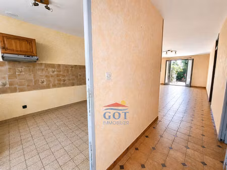 maison plain-pied - 3 chambres - garage - jardin - saint-laurent-de-la-salanque