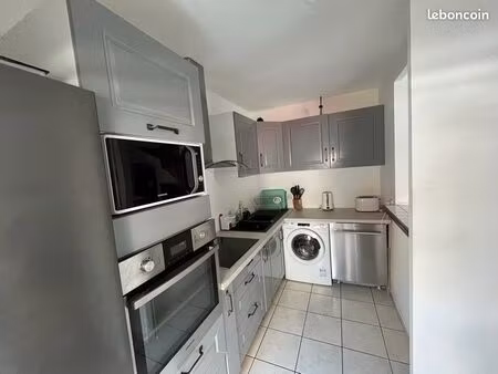 duplex meublé 3 pièces — 60 m² avec terrasse + parking — bobigny zac jean rostand