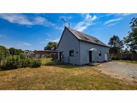 maison en bardage bois - 4 chambres - 35120 - la boussac