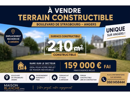 terrain à vendre angers