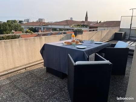 apt t2 minimes canal du midi