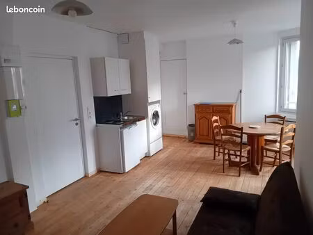 t1 40m² meublé à louer